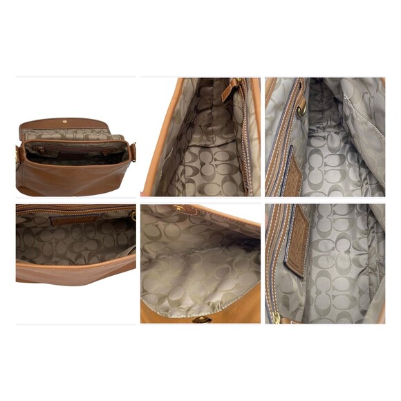 Vintage Coach Legacy Retro Flap Shoulder Bag 9333 - Picture 7 of 10